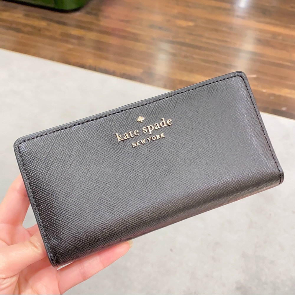 Kate Spade staci large slim bifold wallet